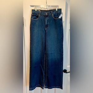 GAP High Rise Stride Jeans with Washwell